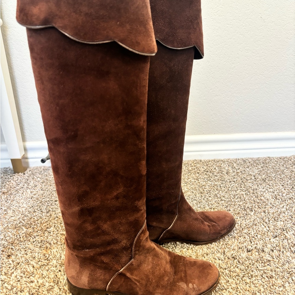 Yves Saint Laurent Brown vintage riding boots